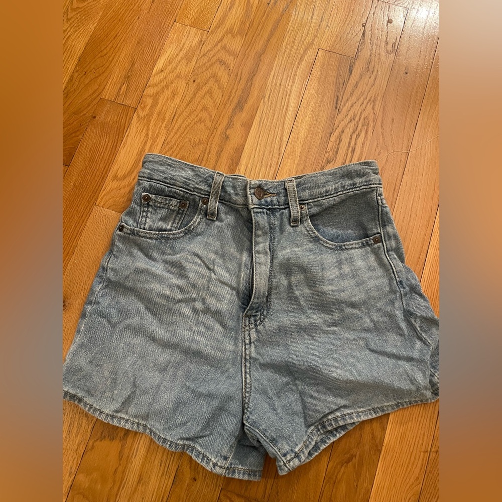LEVIS High Rise Loose Denim Shorts